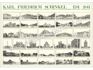 Karl Friedrich Schinkel, Bauten und Entwürfe