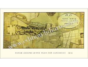 Peter Joseph Lenné, Plan von Sanssouci, 1816